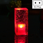Colorful LED Crystal Lamp Bar Atmosphere Decorative Light, Plug Type:EU Plug(Red Light)